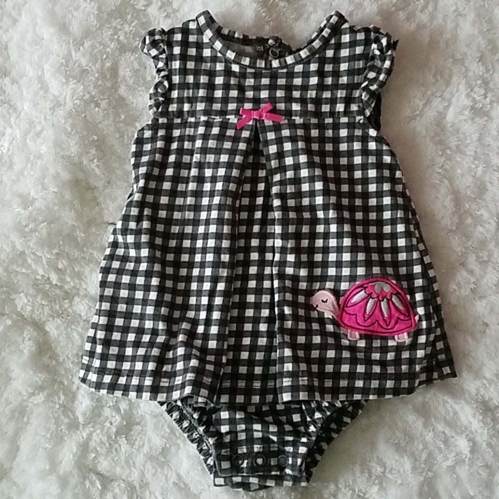 Carter's Plaid Onesie Dress